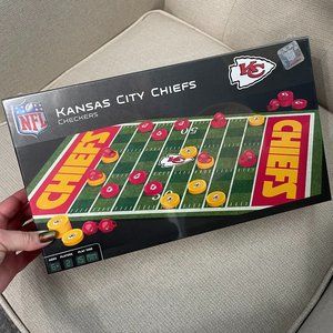 NEW Kansas City Chiefs Checkers Game Set